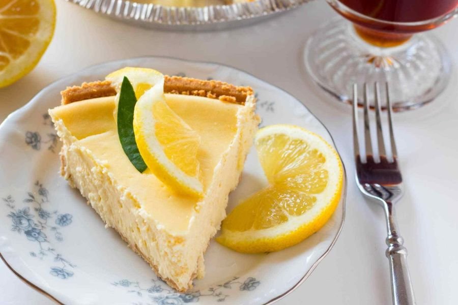 A lemon tart cake endorsing innovative dessert ideas